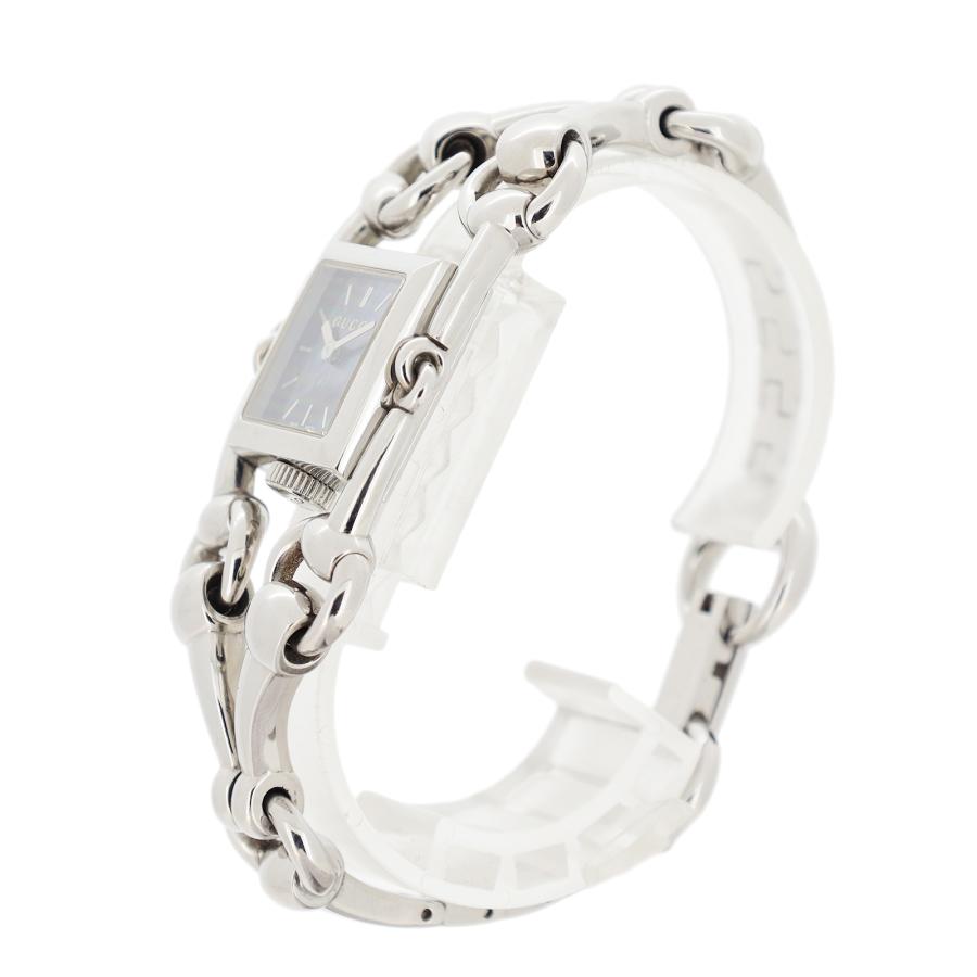 GUCCI グッチ シニョーリア 116.5 ブルーシェル文字盤 ブレス バンブー  