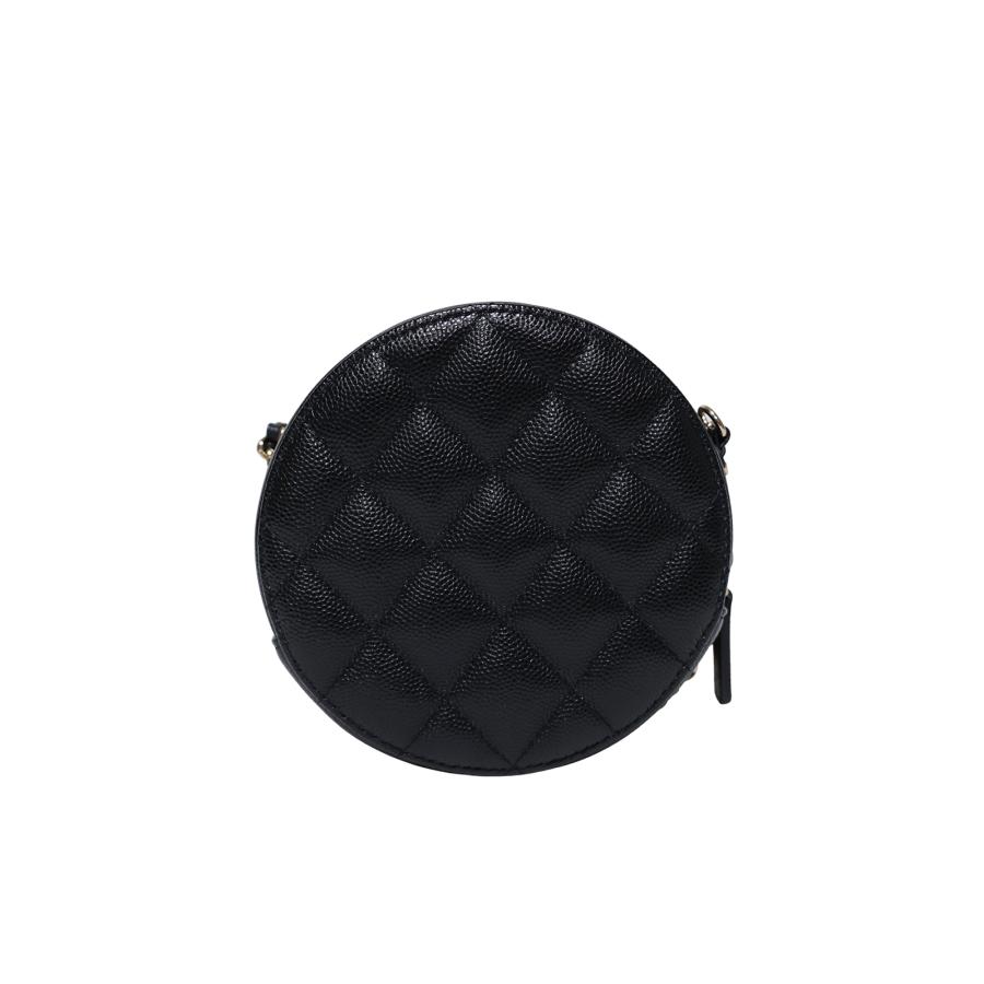 CHANEL（シャネル） マトラッセ ラウンド ミニ チェーン キャビア