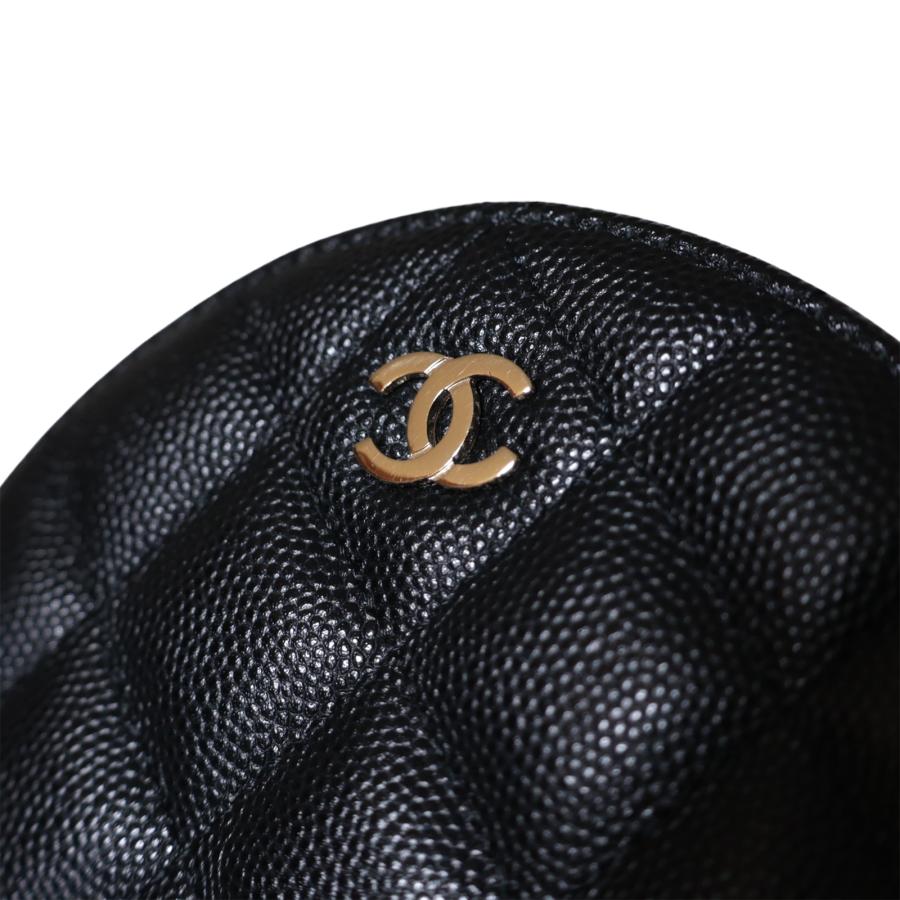 シャネル キャビアスキン ラウンド チェーンショルダーバッグ CHANEL（シャネル） マトラッセ ラウンド ミニ チェーン キャビア