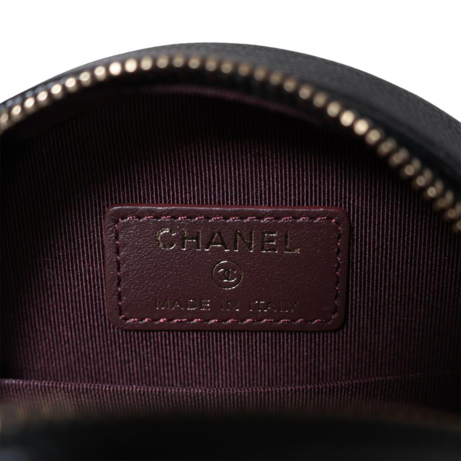 CHANEL（シャネル） マトラッセ ラウンド ミニ チェーン キャビア
