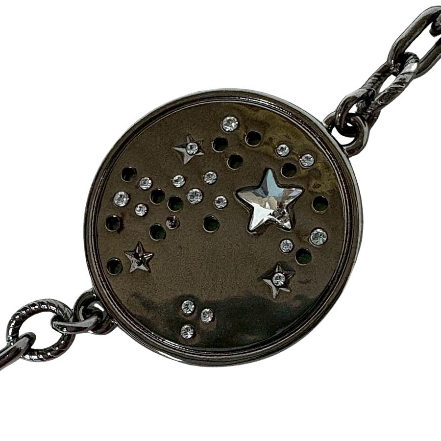 CHANEL シャネル ココマーク スター メダル ストラス B24 K ロング グレー レディース ネックレス_2