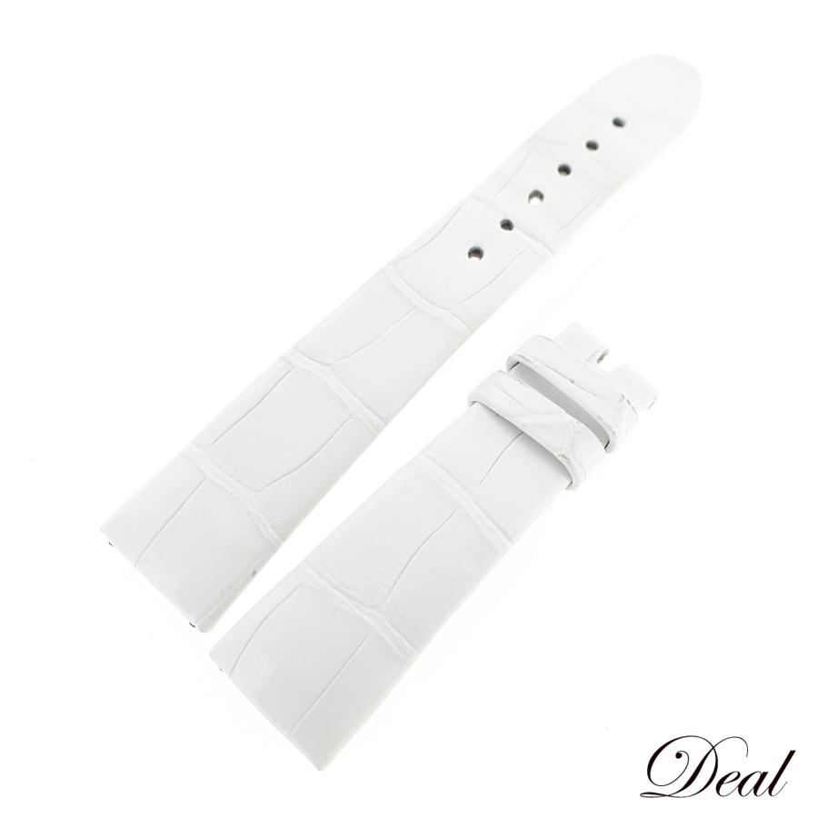 BVLGARI（ブルガリ） 純正 レザーベルト ホワイト ホワイト レディース