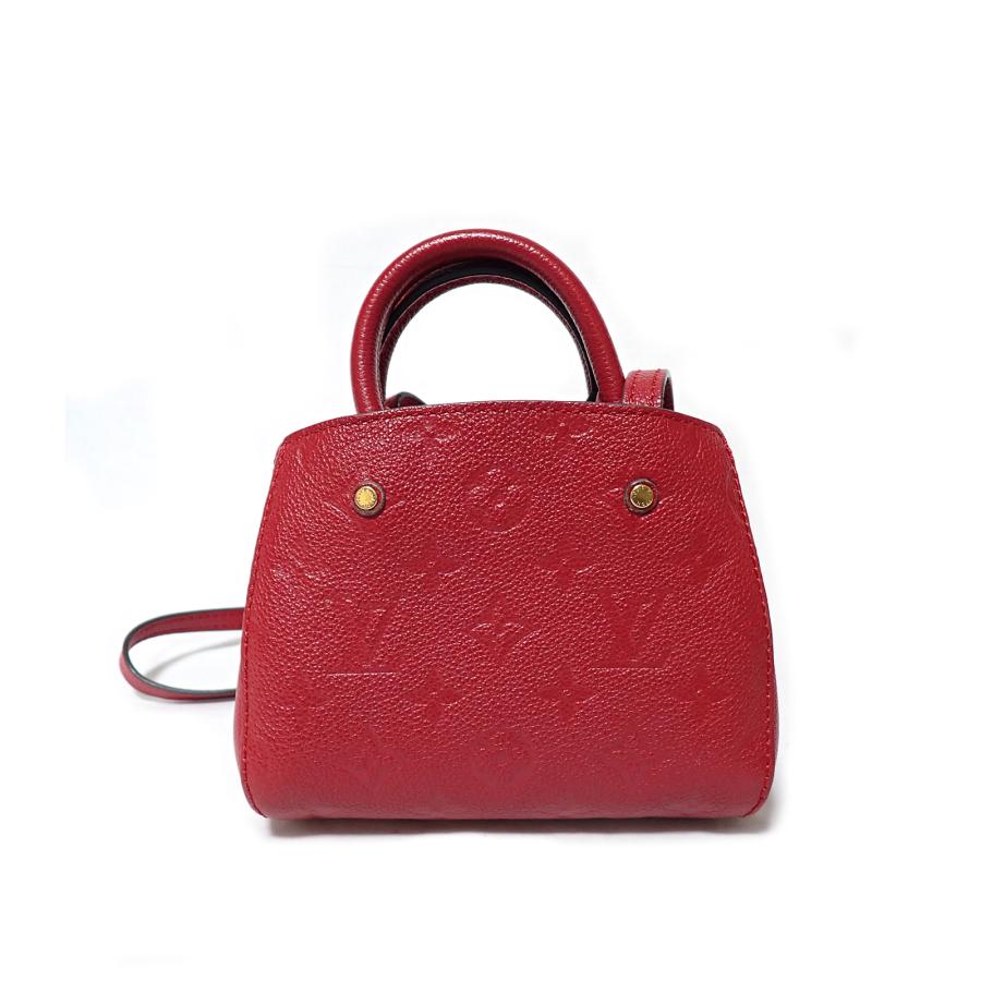 LOUIS VUITTON ルイ・ヴィトン  ナノ モンテーニュ モノグラム プラント   M50865  レッド  レディース ショルダーバッグ
LV LOUIS VUITTON（ルイ・ヴィトン） ナノ モンテーニュ モノグラム