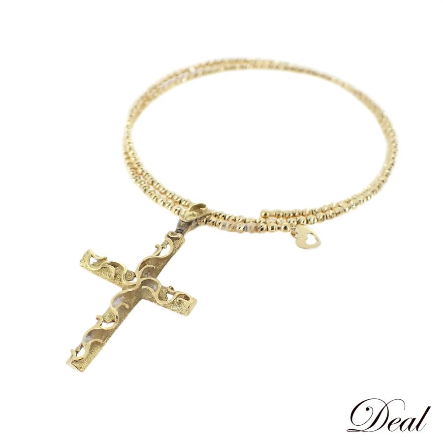 クロス ブレス K18 YG レディース ブレスレット : Deal - 通販 - Yahoo