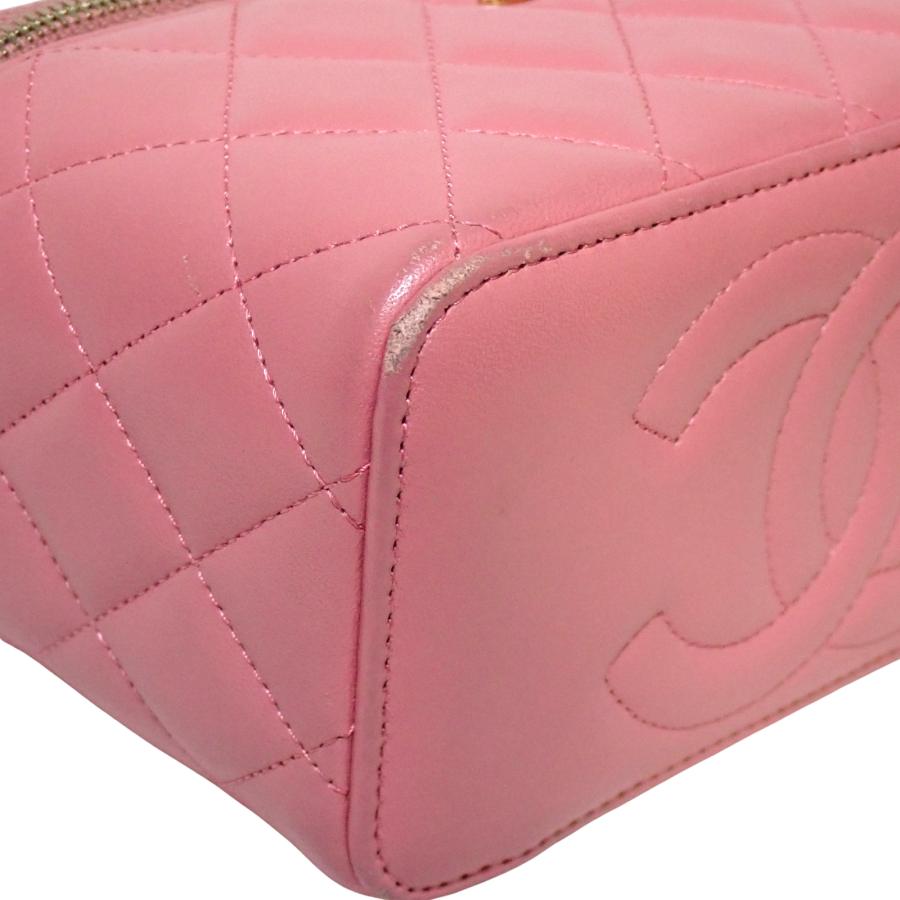 CHANEL（シャネル） マトラッセ チェーン バニティ AP2199 ピンク