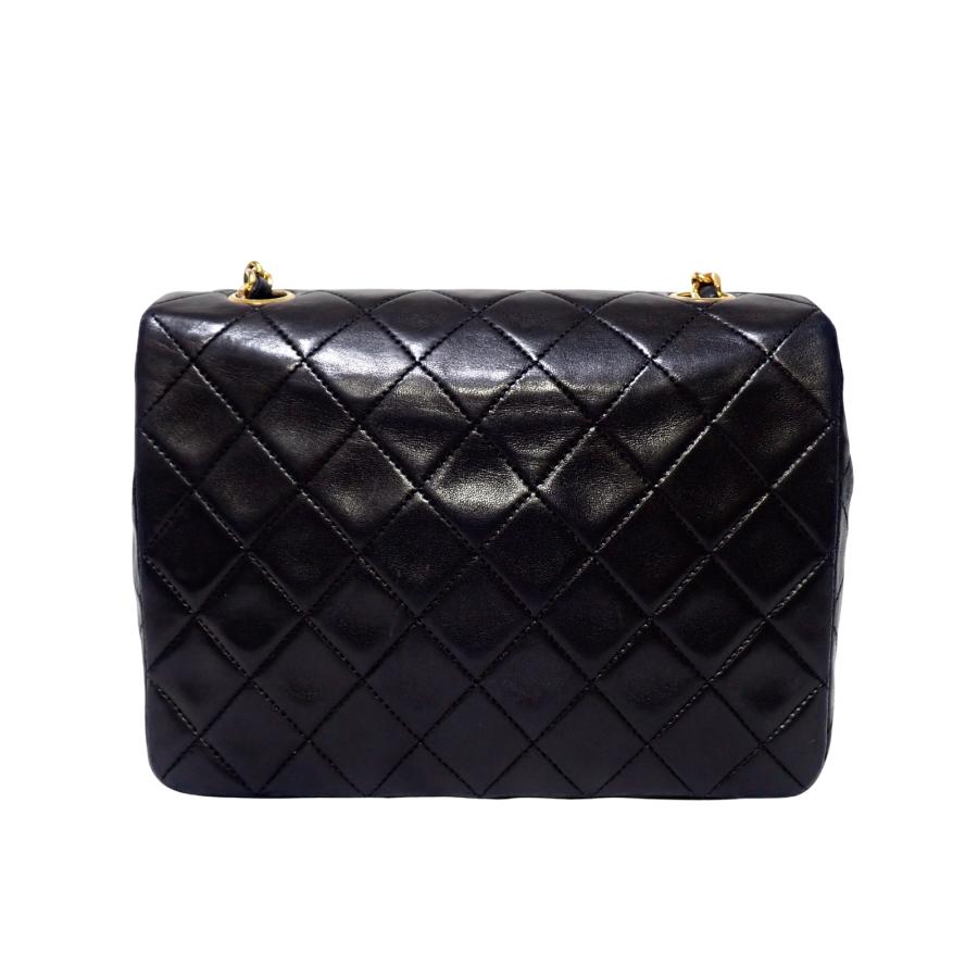 CHANEL シャネル ミニマトラッセ シングルチェーン シングルフラップ ゴールド 保あり ブラック レディース ショルダーバッグ | CHANEL | 01