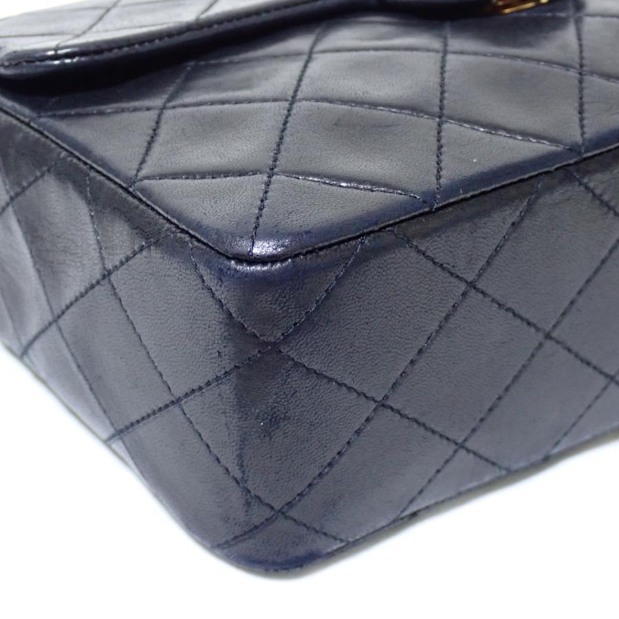 CHANEL シャネル ミニマトラッセ シングルチェーン シングルフラップ ゴールド 保あり ブラック レディース ショルダーバッグ | CHANEL | 04