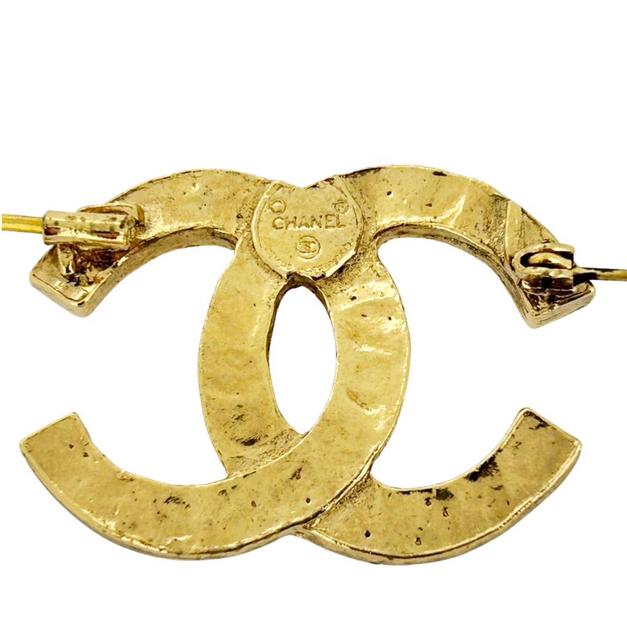 CHANEL（シャネル） ココマーク ラインストーン ヴィンテージ ゴールド
