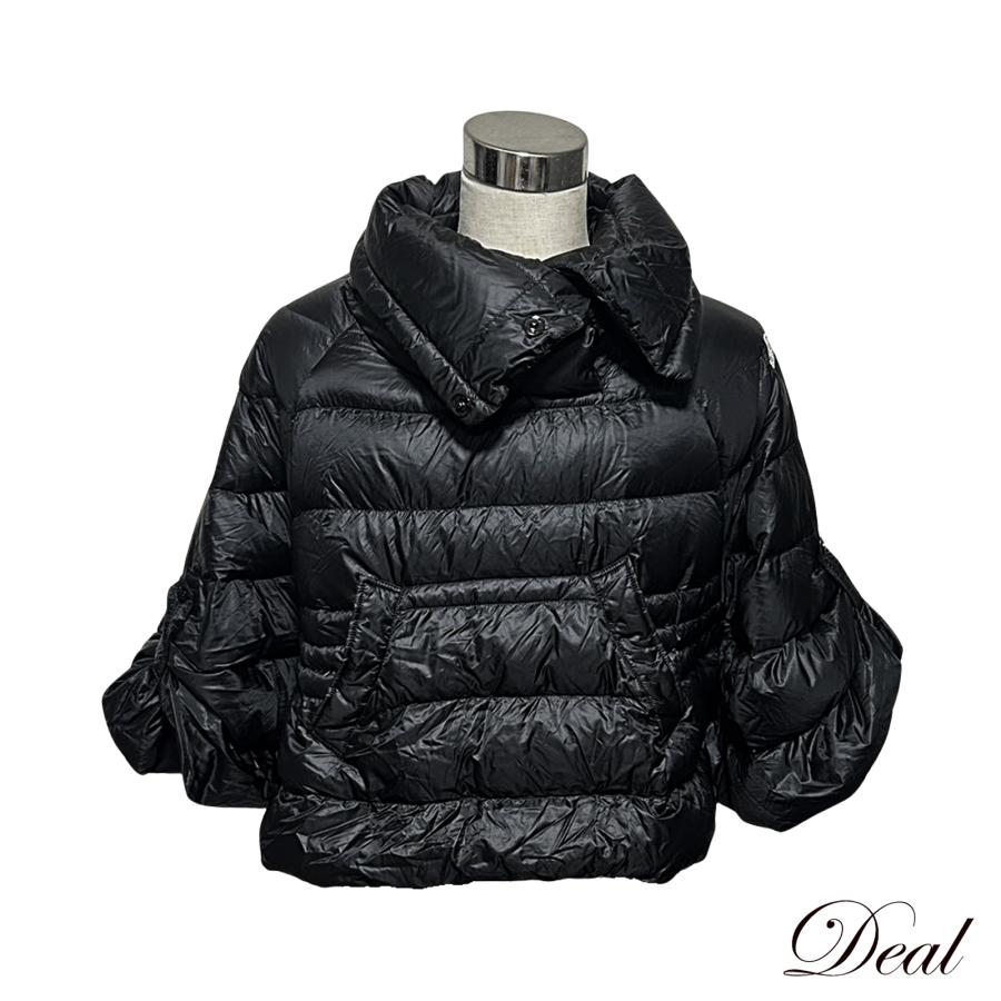 MONCLER モンクレール ダウンジャケット ケープ ブラック レディース