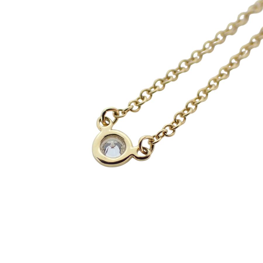 【新品同様】定価22万円 現行モデル ティファニー バイザヤード ダイヤ k18 TIFFANY&Co.（ティファニー） バイザヤード K18YG 1Pダイヤ 1.7g