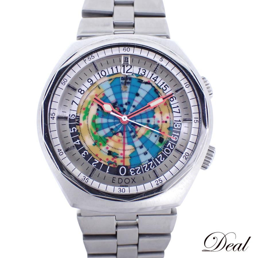 EDOX エドックス  ジオスコープ42  200170  世界地図 ワールドマップ  メンズ 腕時計 EDOX エドックス ジオスコープ42 200170 世界地図 ワールドマップ