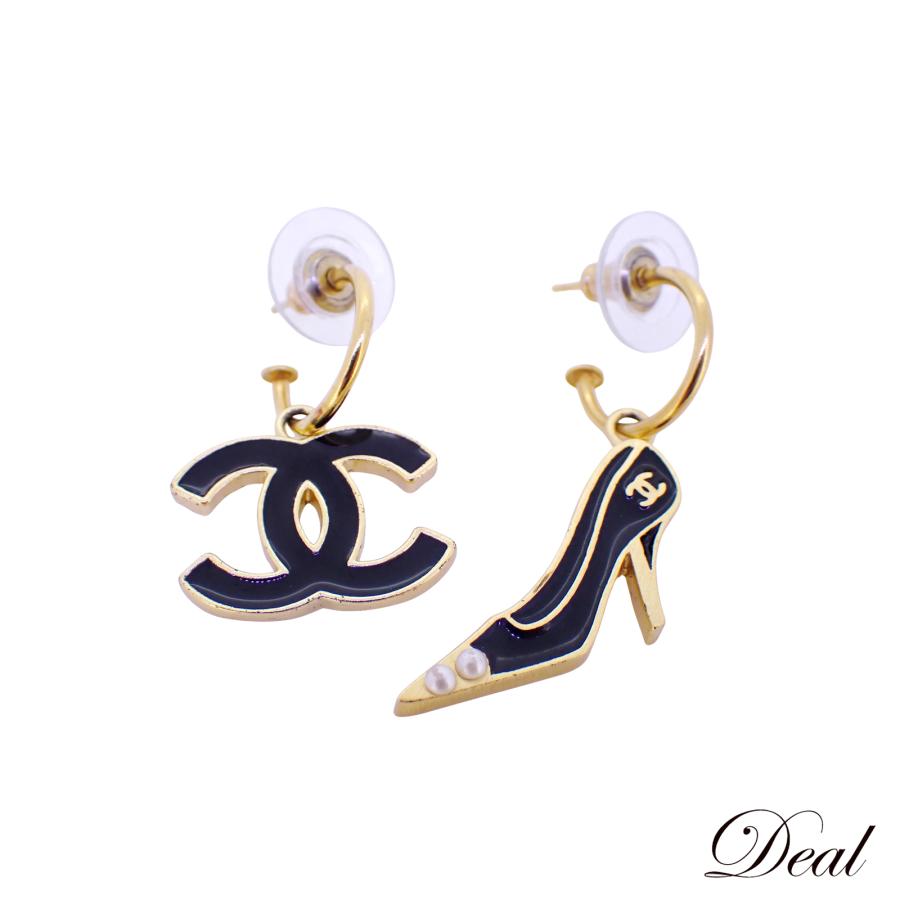 CHANEL シャネル　ピアス　ココマーク　ハイヒール　パンプス　靴モチーフ CHANEL（シャネル） ココマーク パンプス モチーフ フェイクパール