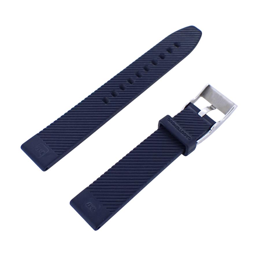 ブライトリング（BREITLING） 純正 ラバーベルト 18mm 尾錠付 ネイビー