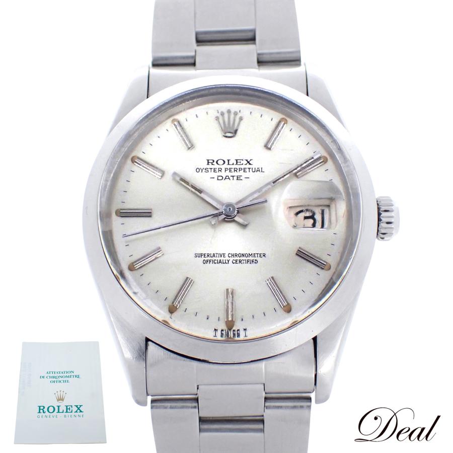 ROLEX オイスターパーペチュアル デイト 15000 稼働品 訳あり メンズ ROLEX（ロレックス） オイスターパーペチュアル デイト 15000 メンズ