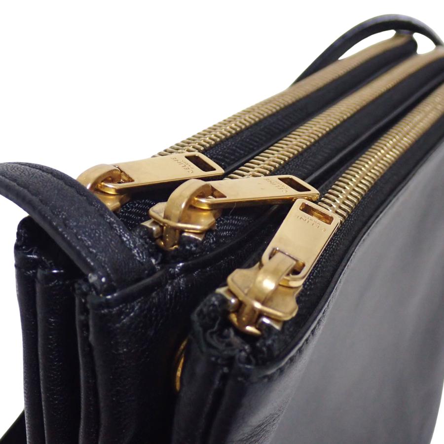 CELINE（セリーヌ） トリオバッグ スモール 192033 ブラック