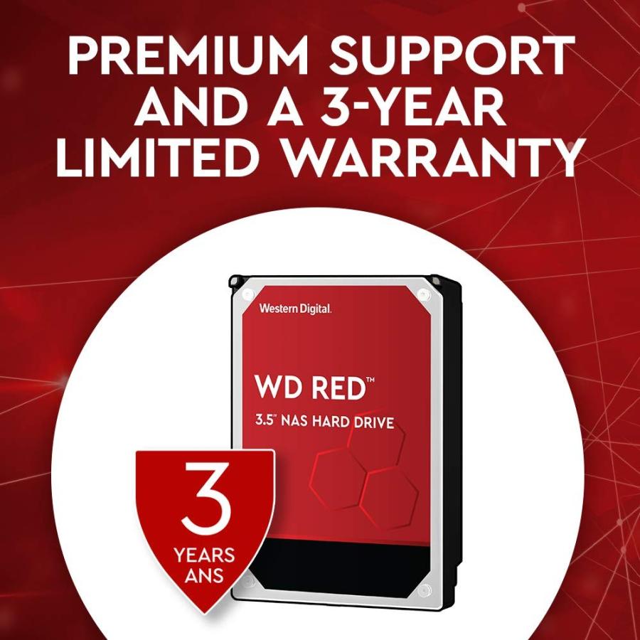 買取り実績 PCアクセサリー WD Red 4TB NAS Hard Disk Drive - 5400 RPM 6 Class 64MB Gb  SATA Inch s WD40EFRX 輸入品 Cache 3.5