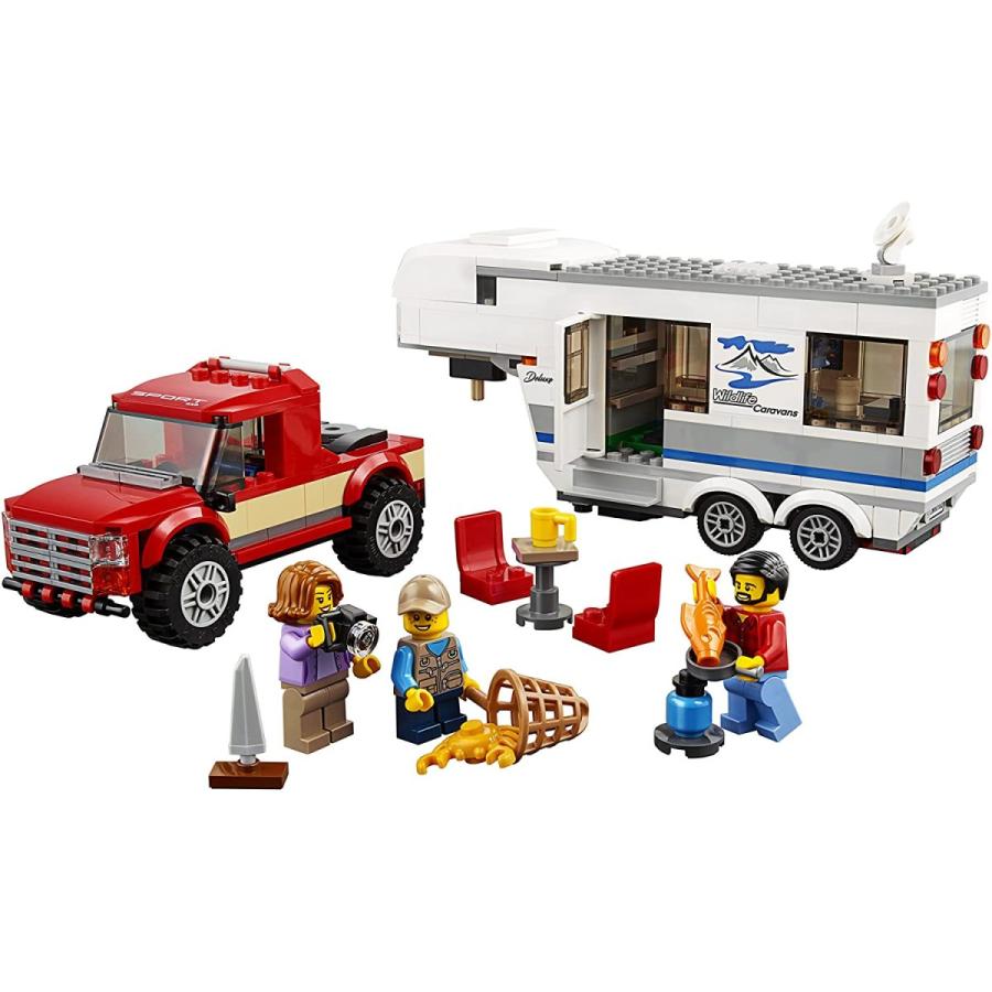 lego city pickup and caravan