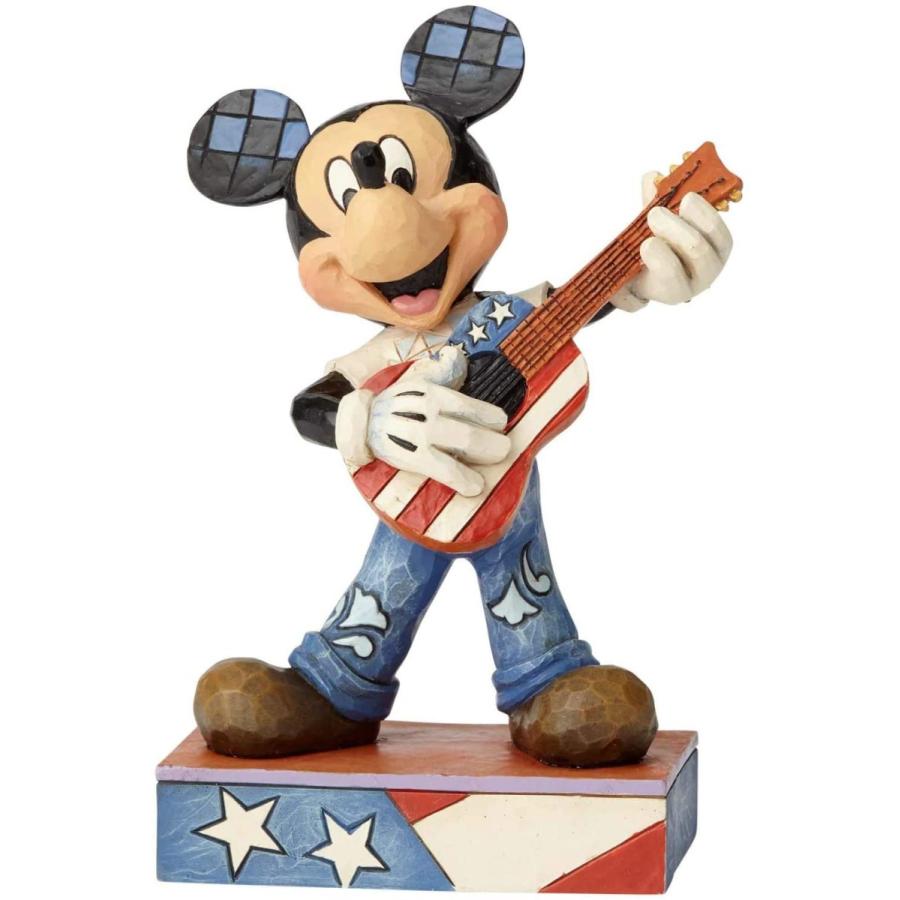 【★超目玉】 Rock Mouse Mickey Shore Jim by Traditions Disney Enesco エネスコ★ and 輸入品 Multicolor Inch, 6.38 Figurine, Americana Roll その他