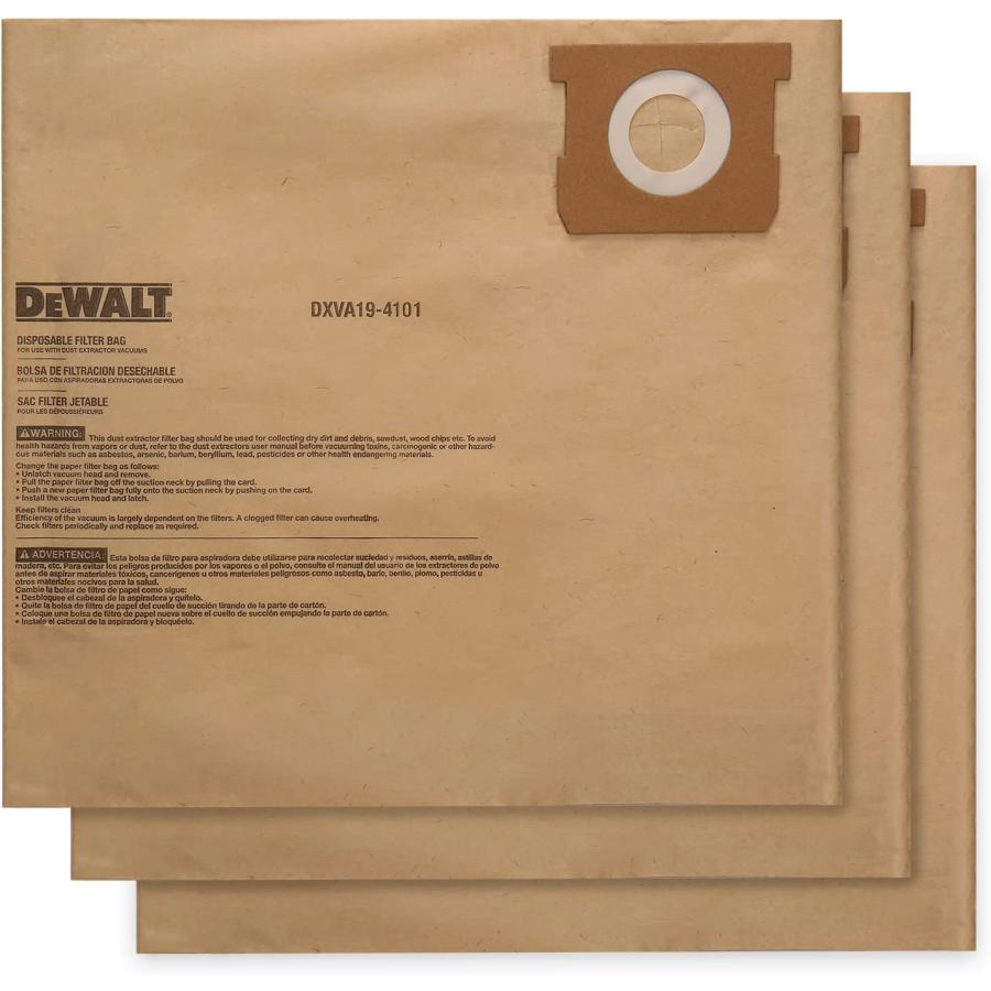 【 大感謝セール】 6 DXVA19-4101 DEWALT  デウォルト to 輸入品 Bag Dust gal 10 その他電動工具