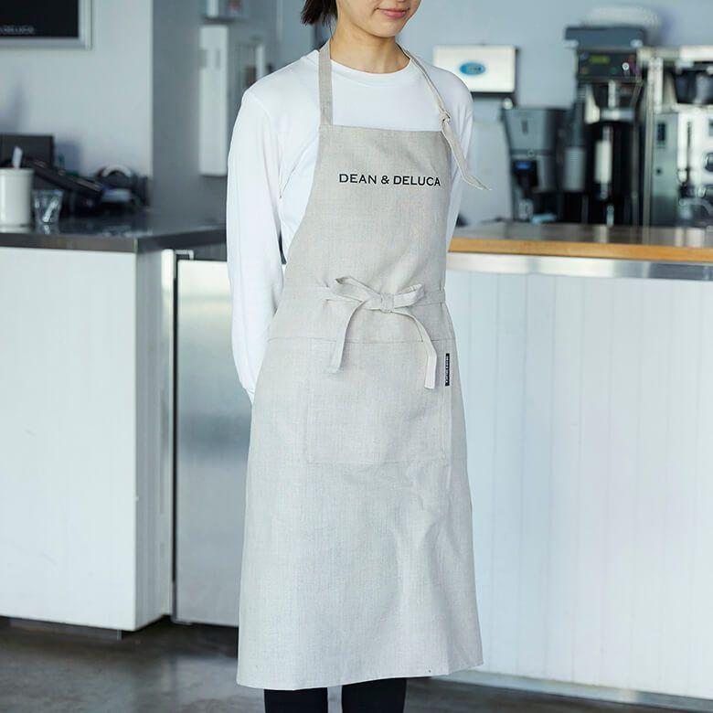 DEAN & DELUCA ロゴ プレゼント エプロン ギフト 人気 おしゃれ DEAN & DELUCA ロゴ プレゼント エプロン ギフト 人気 おしゃれ