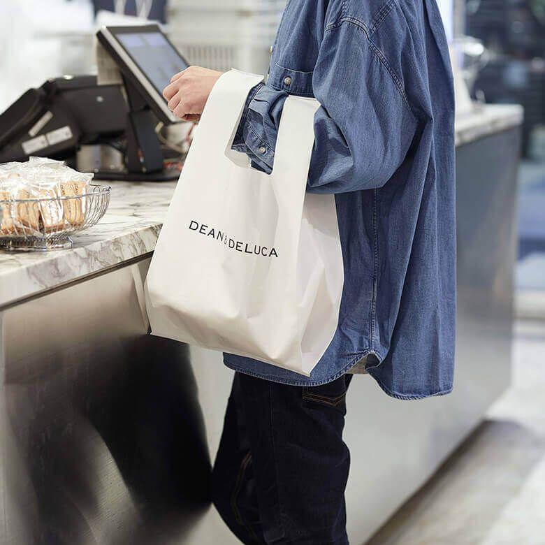 DEAN & DELUCA エコバッグ 折りたたみ 軽量 コンパクト レジ袋 DEAN & DELUCA エコバッグ 折りたたみ 軽量 コンパクト レジ袋