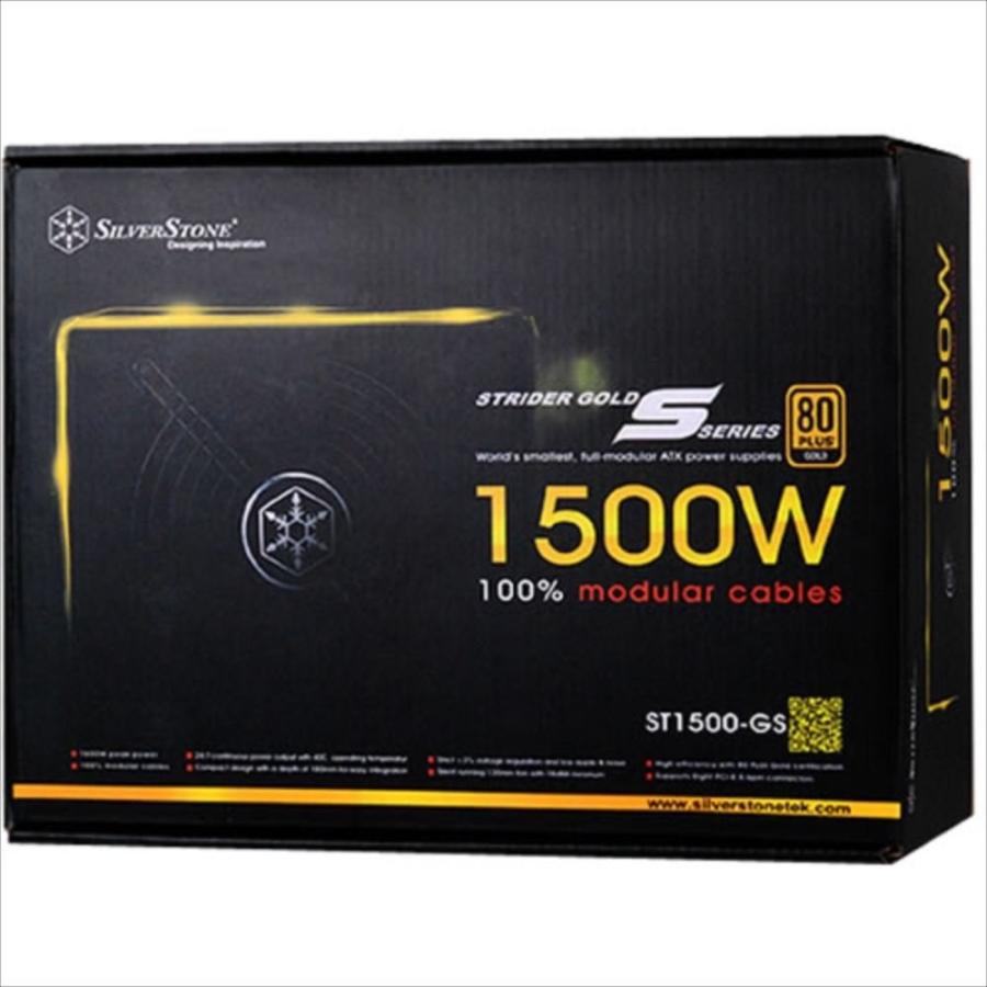 送料無料SilverStone シルバーストーン ATX電源ユニット 1500W SST-ST1500-GS(沖縄離島送料別途)の画像