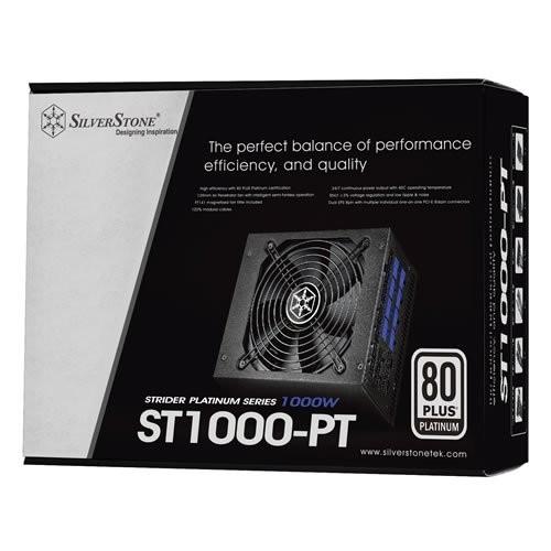 送料無料SilverStone PC電源 1000W 80PLUS PLATINUM プラグイン SST