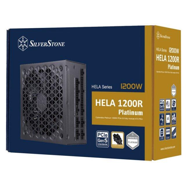 送料無料 HELA シリーズ 1200R Platinum ATX 3.0およびPCIe Gen 5規格準拠のフルモジュラーATX電源 SST-HA1200R-PMの画像