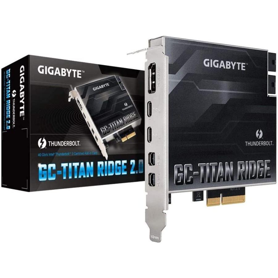 GIGABYTE GC-TITAN RIDGE 2.0 未使用 GIGA-BYTE 送料無料 GIGABYTE GC-TITAN RIDGE 2.0 Thunderbolt3 拡張