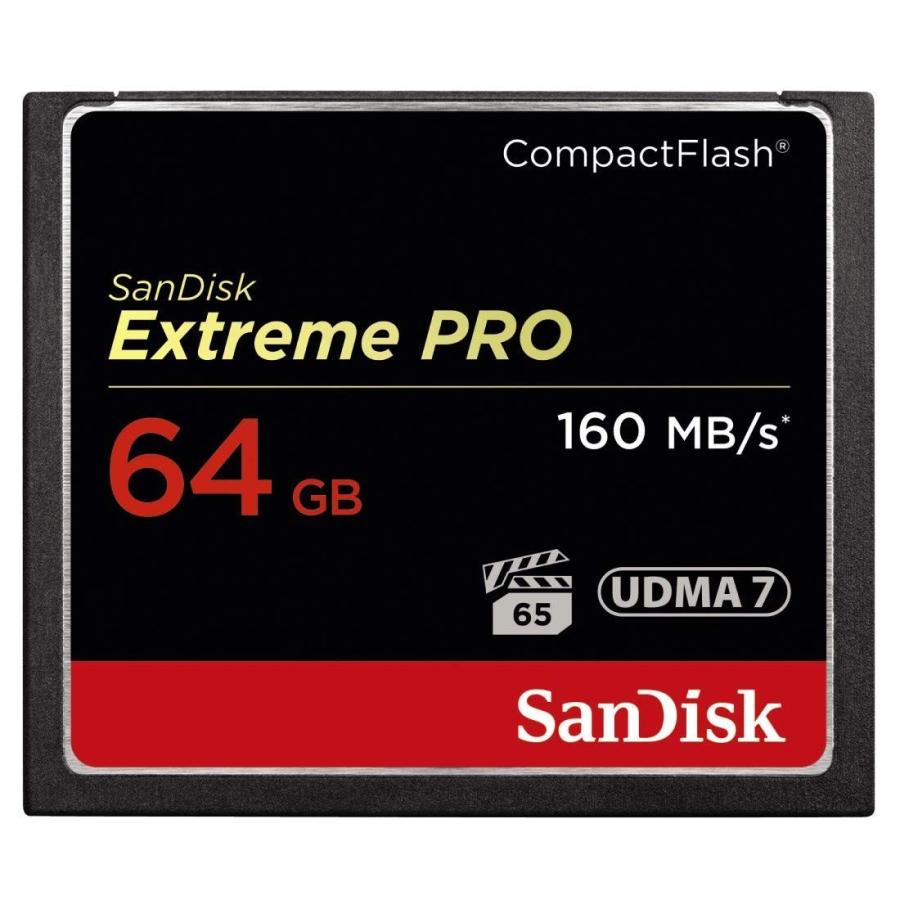 送料無料 SanDisk サンディスク Extreme PRO CF 160MB/S SDCFXPS-064G 64GB [海外リテール品](メール便4つまで送料無料)