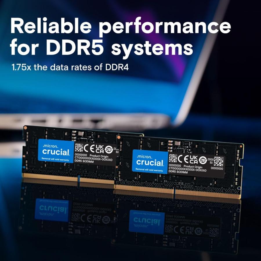crucial（クルーシャル） ノート用メモリ CT16G56C46S5 SO-DIMM DDR5 