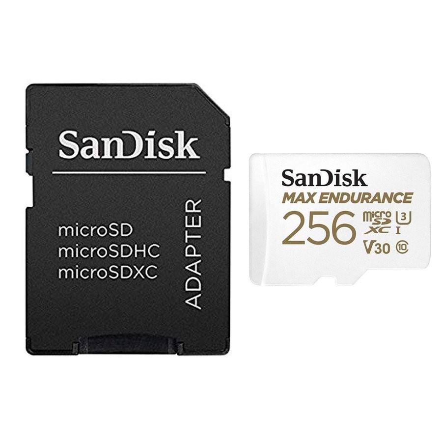 送料無料 SanDisk サンディスク microSDXC カード SDSQQVR-256GB UHS-1 U3 V30 R:100MB/s W:40MB/s アダプター付き [海外リテール品]