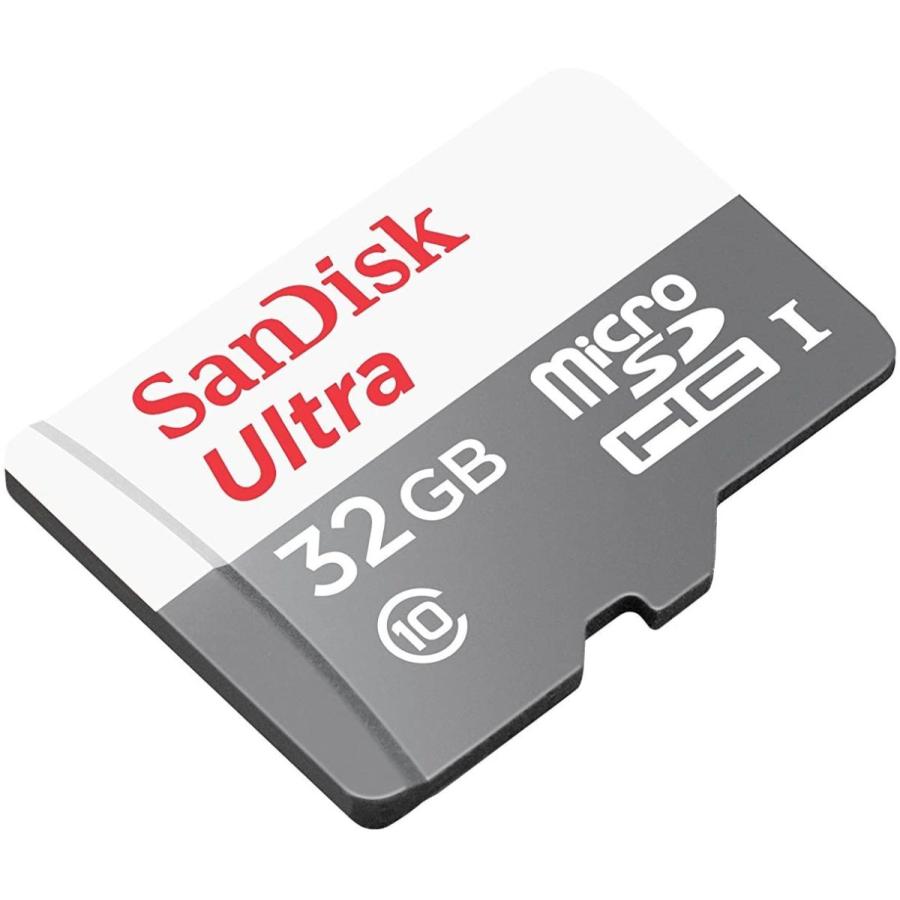 送料無料 SanDisk サンディスク Ultra 32GB 100MB/s UHS-I Class 10 microSDHC Card SDSQUNR-032G-GN3MN  [海外リテール品] 一年保証｜dear-i｜02