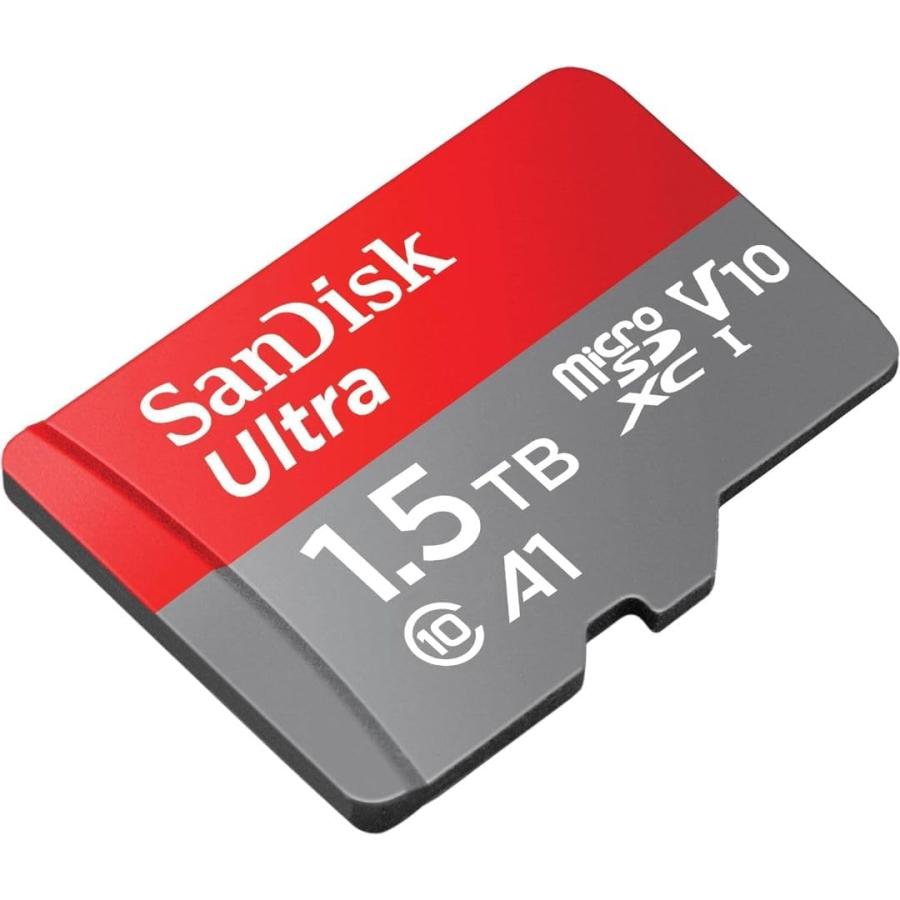 送料無料 SanDisk サンディスク 1.5TB microSDXCカード マイクロSD Ultra Class10 UHS-I A1 R:150MB/s  SDSQUAC-1T50-GN6MN [海外リテール品]の画像