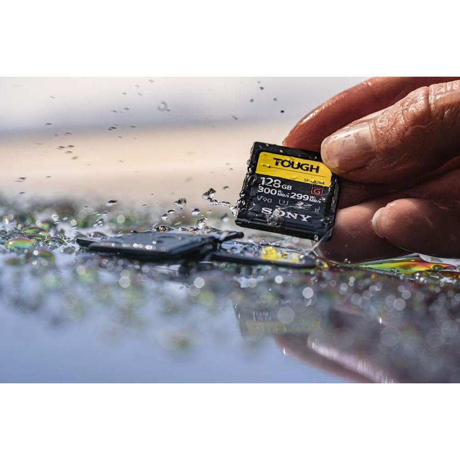 SONY（ソニー） 送料無料 128GB UHS-II Tough G-Series SDカード (R300
