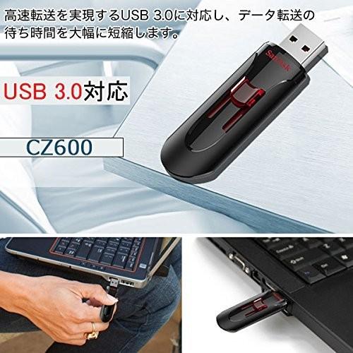 送料無料 SanDisk サンディスク  USBメモリー 64GB USB3.0対応 超高速SDCZ600-064G-G35 [海外リテール品]｜dear-i