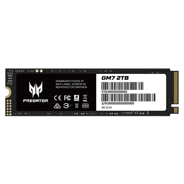 acer（エイサー） Acer Predator GM7-2TB NVMe1.4 ゲーミングSSD M.2