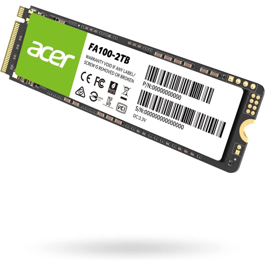 acer（エイサー） 送料無料 Acer FA100-2TB PCIe Gen3x4 NVMe1.4 M.2