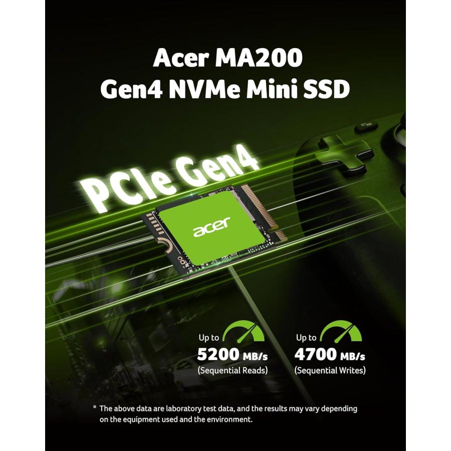 新品　Acer MA200 M.2 SSD 2230 内蔵SSD 512GB acer（エイサー） Acer MA200-512GB M.2 2230 内蔵SSD 512GB PCIe