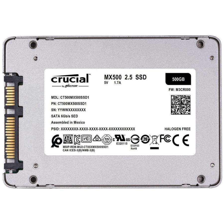 送料無料Crucial クルーシャル SSD CT500MX500SSD1 500GB MX500 SATA3 