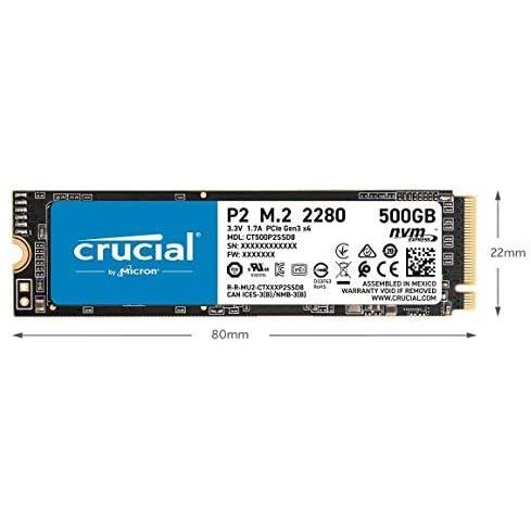 送料無料 Crucial クルーシャル SSD CT250P2SSD8 250GB NVMe PCIe M.2 2280 五年保証 [海外リテール品]｜dear-i｜02