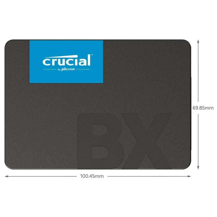 送料無料 Crucial 内蔵SSD 500GB BX500SSD1 シリーズ 2.5インチ SATA 6Gbps CT500BX500SSD1 三年保証 [海外リテール品]｜dear-i｜03