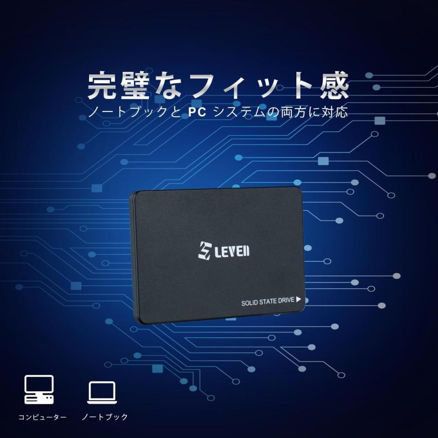 J&A Information メール便送料無料 LEVEN 内蔵SSD 2.5インチ 3D NAND
