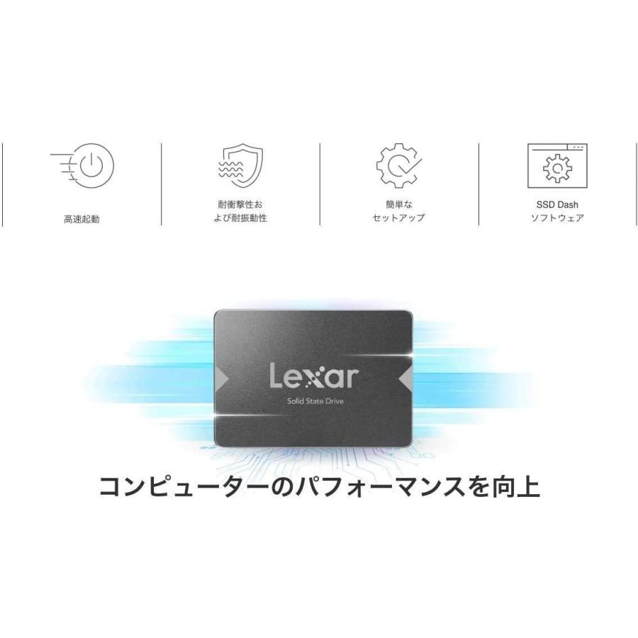 新作続 送料無料 Lexar Ns100 2 5インチsataiii内蔵用ssd 512gb Lns100 512rb 3年保証 海外リテール品 格安店