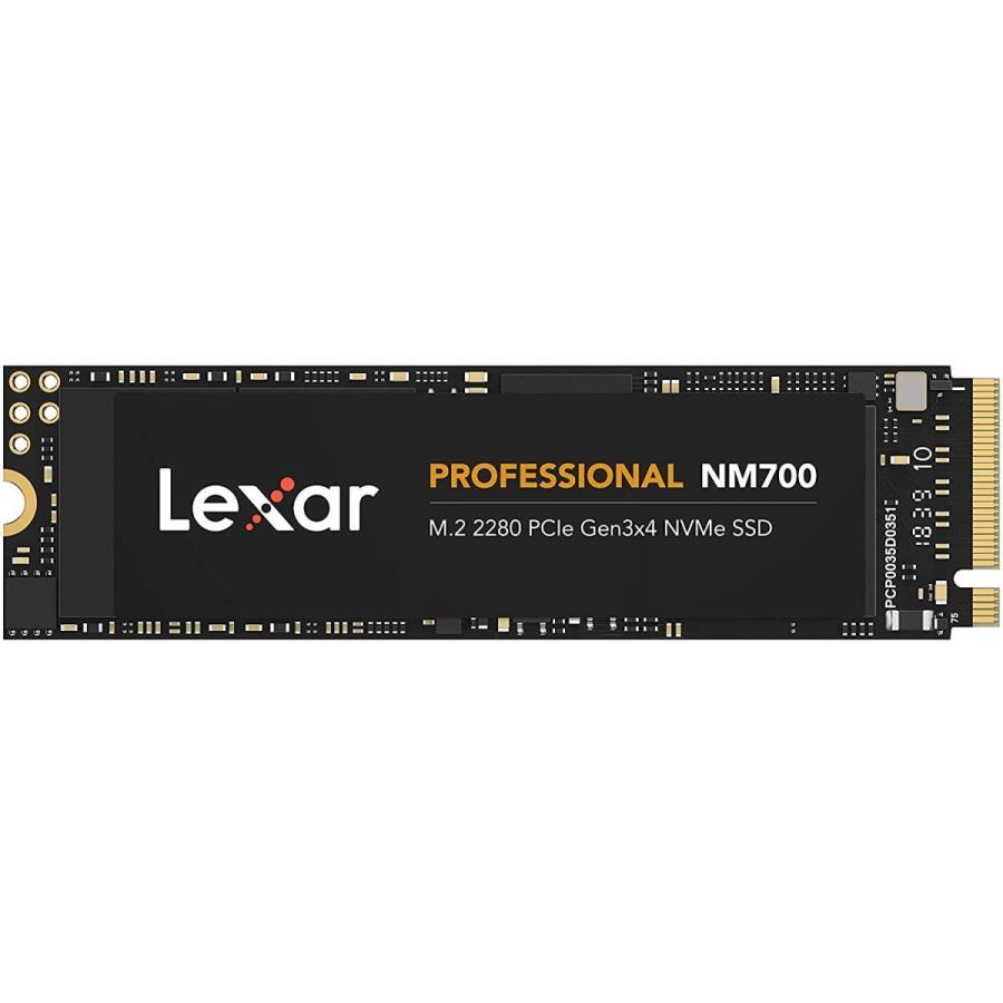 送料無料 Lexar 正規品 Professional NM700 NVMe M.2 SSD 1TB LNM700-1TRB Gen3x4 s 最大読み取り3500MB PCIe Type2280 五年保証 新着