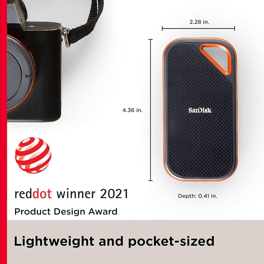 SanDisk（サンディスク） Extreme Pro ポータブルSSD 4TB USB3.2