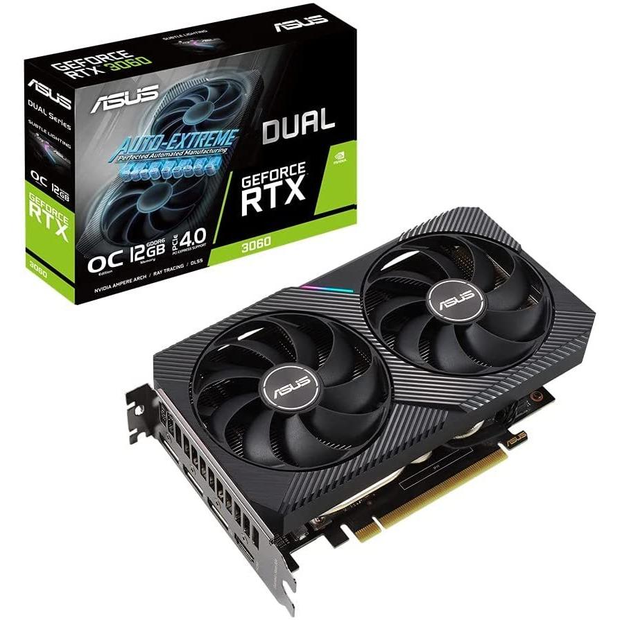 DUAL RTX3060 O12G ASUS 保証期内 ASUS（エイスース） 送料無料 ASUS DUAL-RTX3060-O12G-V2 一年保証