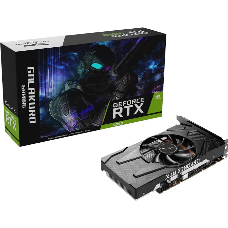 GALAX GeForce RTX 3050 グラフィックボード GALAKURO GAMING