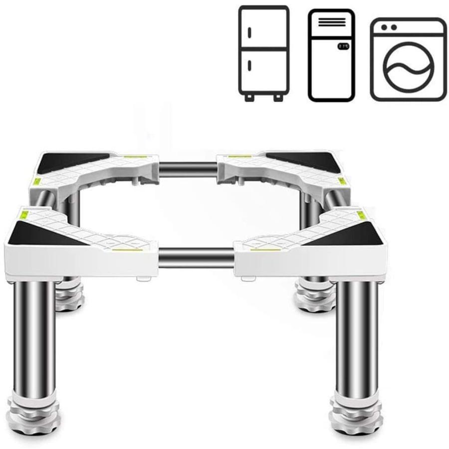 濯乾燥機乾燥機付き洗濯機収納置冷蔵庫置式洗き台かさ上げ洗濯機台防水パン洗濯機台キャスター付き昇降可能ドラムき台移動式伸縮式防振ゴム付き減音 360度回転幅｜dear-woman｜03