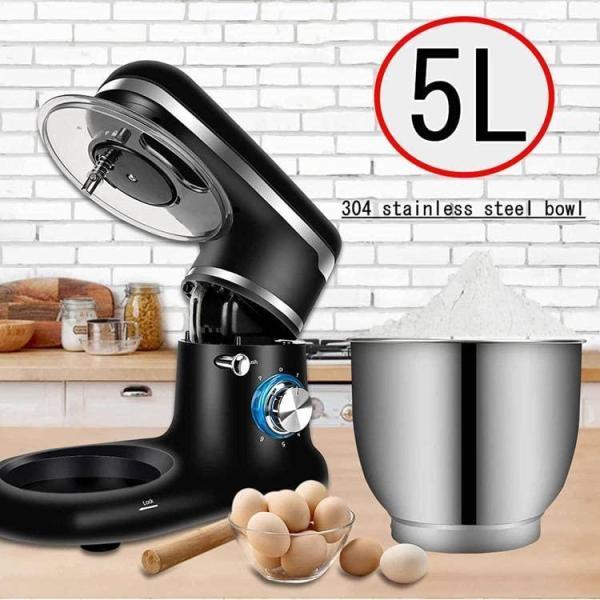 スタンドミキサー 業務用ミキサー 5L大容量ボウル 7段階変速 3 スタンドミキサー 業務用ミキサー 5L大容量ボウル 7段階変速 3